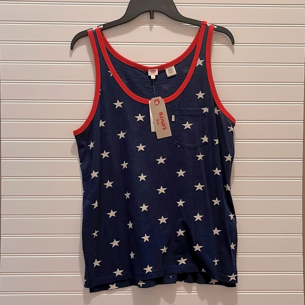 NWT Medium Levi’s Men’s Patriotic Tank Top